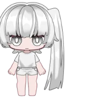 Hair Ponytail Long_000